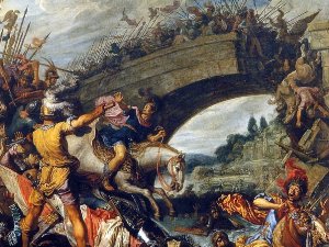 Битва императора Константина у Мильвийского моста в 312 году х. э.