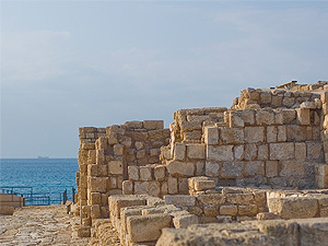 Кесария, вид на море. Фото автора.